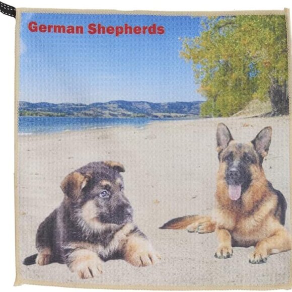 Variety To Go Microfiber Hanging Dog Theme Kitchen Towel, Dish Towel (Set Two) - Picture 3 of 9